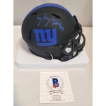 Lawrence Taylor signed New York Giants Eclipse Alternate Football Mini Helmet Beckett Authenticated